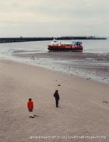 AP1-88 hovercraft at Ryde hoverport